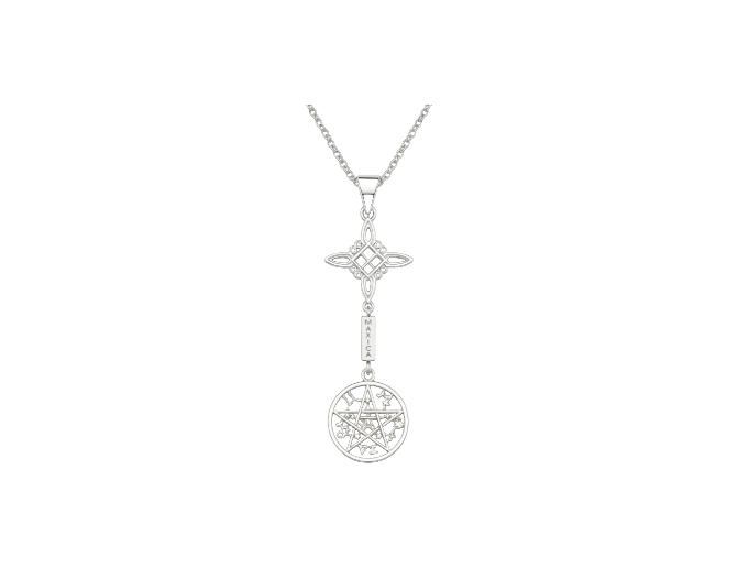 Doble protección en colgante (plata 925)