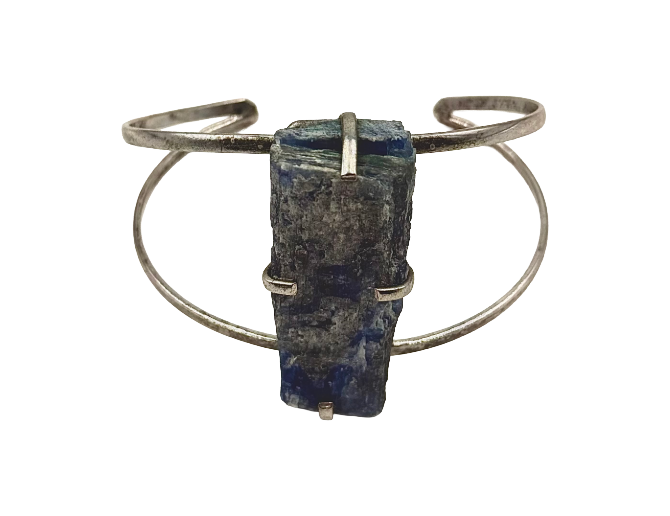 Cianita azul brazalete