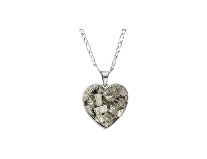 Corazón de pirita