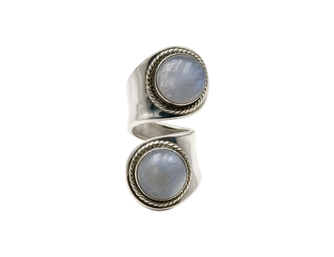 Anillo piedra luna