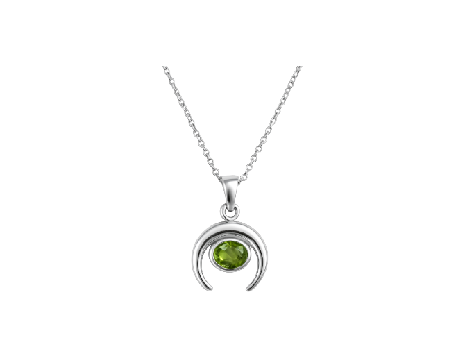 Colgante de Peridoto luna