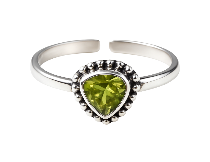 Anillo peridoto
