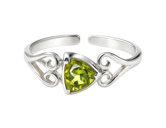 Anillo peridoto
