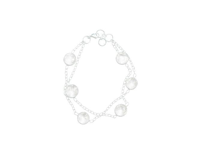 Pulsera cuarzo cristal