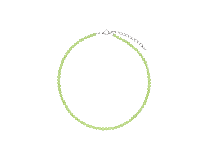 Collar jade verde
