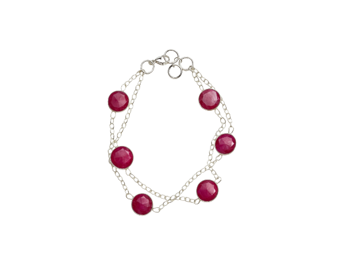 Pulsera de rubi