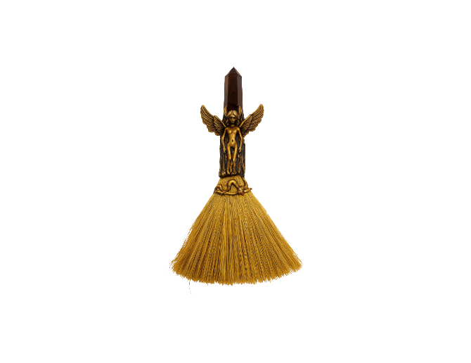 Varita de poder con escoba larga