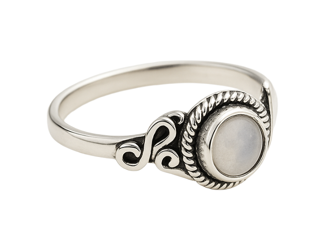 Anillo piedra luna AAA