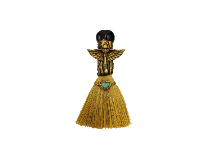 Varita de poder con escoba corta