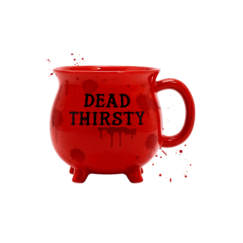 Taza bruja sedienta