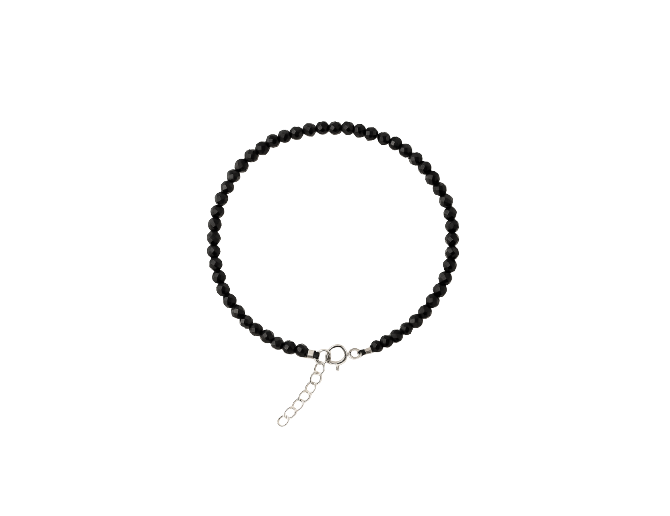 Turmalina facetada (enganche de plata 925)