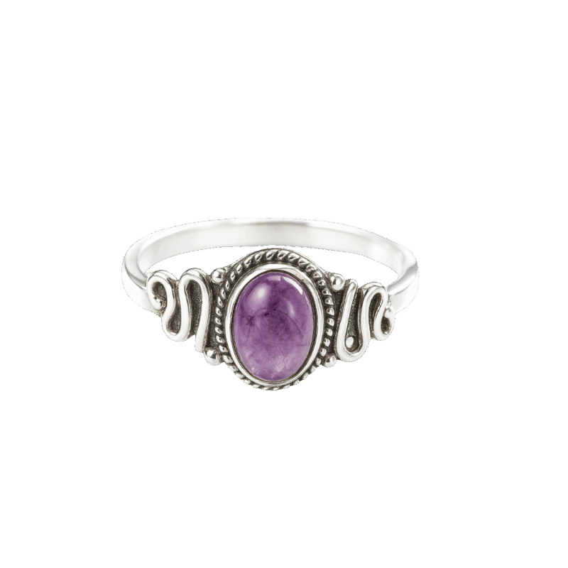 ANILLO AMATISTA (plata 925)