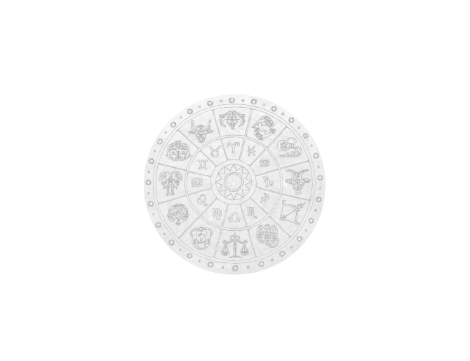 placa de selenita zodiacal