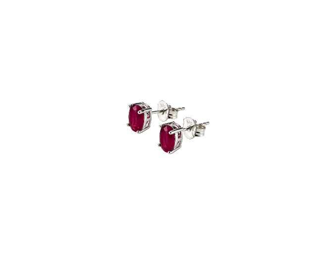 Pendientes Rubí (+AAA)