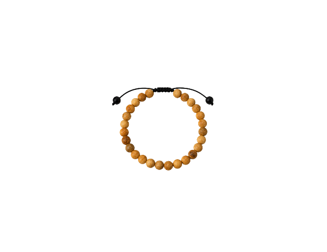 Pulsera palo santo ajustable